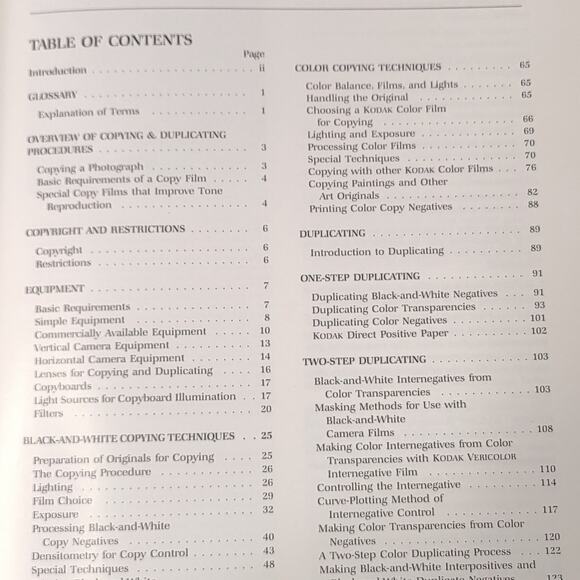 Kodak M-1 Book Copying and Duplicating In Black and White and Color Softcover - Picture 4 of 5